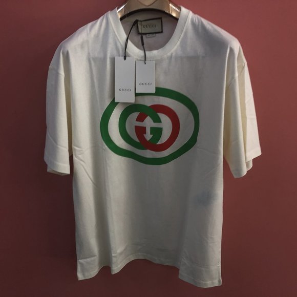 Gucci Other - Gucci Men Chest Printed Logo Off White T-Shirt XXL Gucci Other - Gucci Men Chest Printed Logo Off White T-Shirt XXL